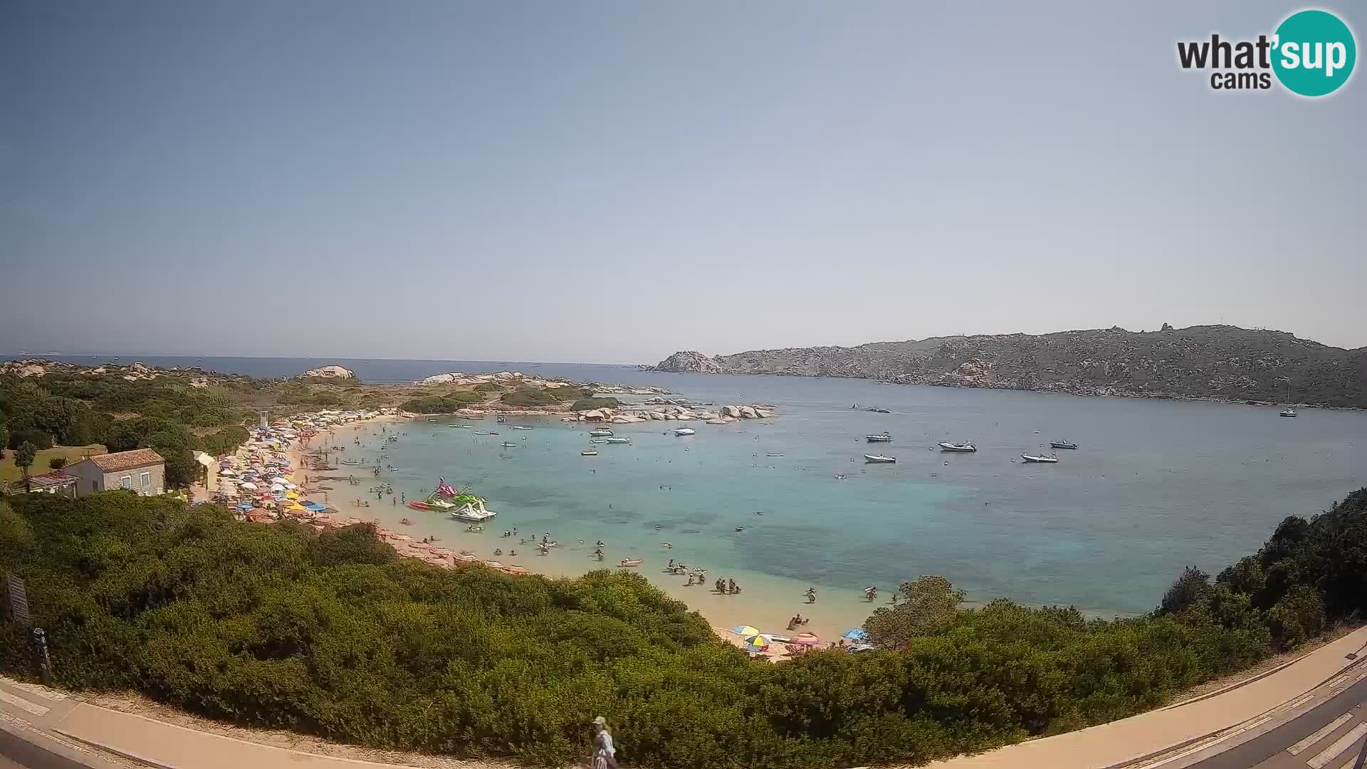 Webcam Rena di Levante – Live View from Capo Testa
