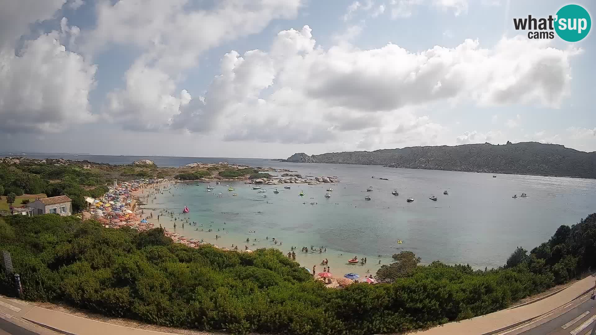 Webcam Rena di Levante – Live View from Capo Testa