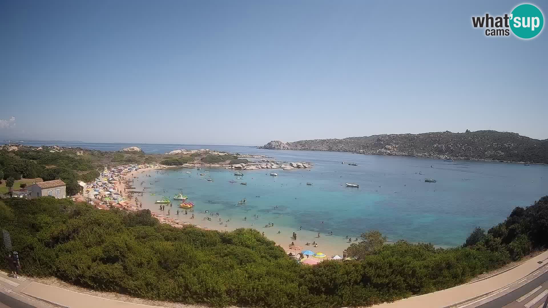 Webcam Rena di Levante – Live View from Capo Testa