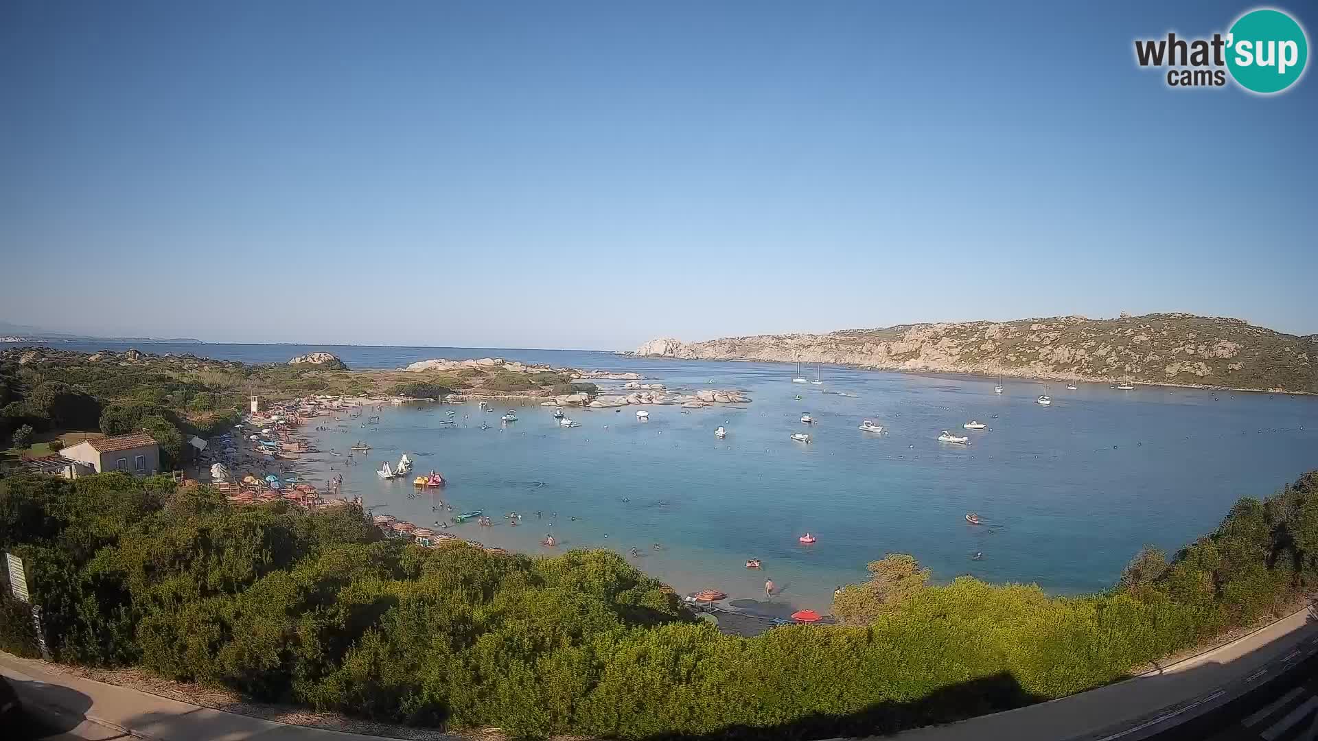 Webcam Rena di Levante – Live View from Capo Testa