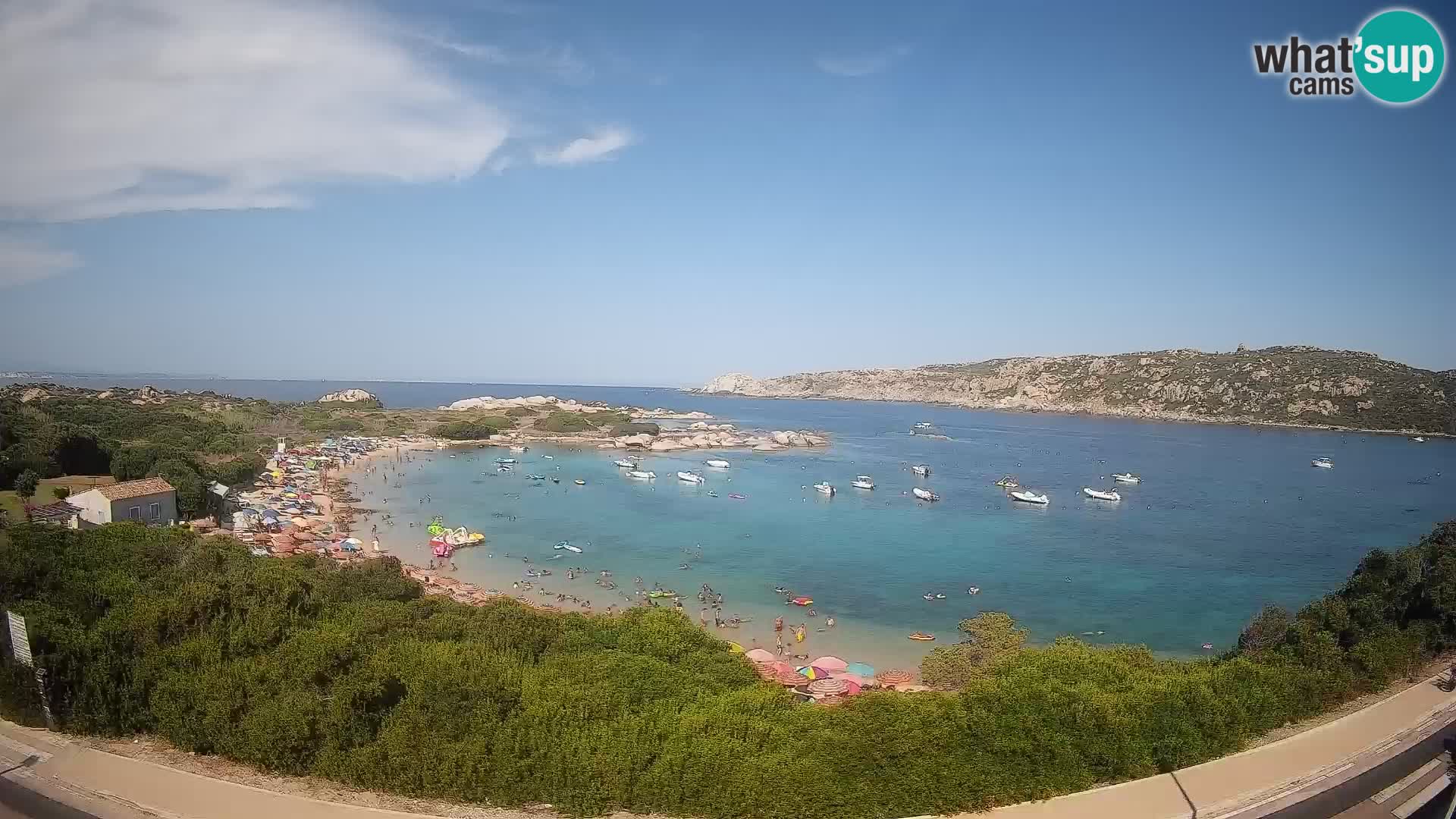 Webcam Rena di Levante – Live View from Capo Testa