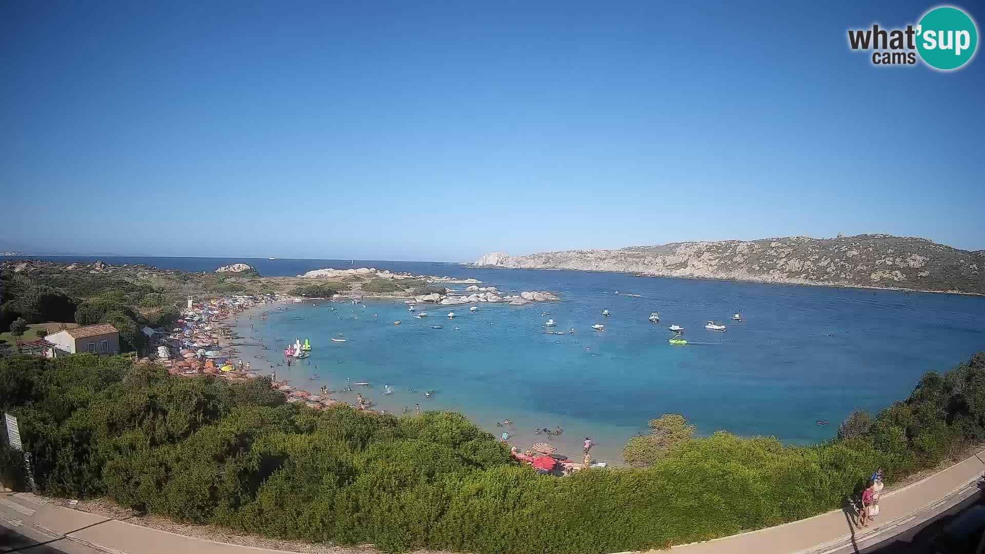 Webcam Rena di Levante – Live View from Capo Testa