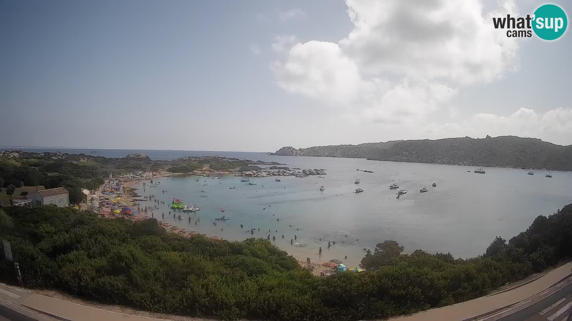 Webcam Rena di Levante – Live View from Capo Testa