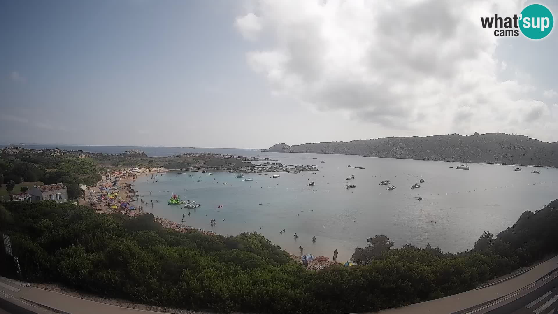 Webcam Rena di Levante – Live View from Capo Testa