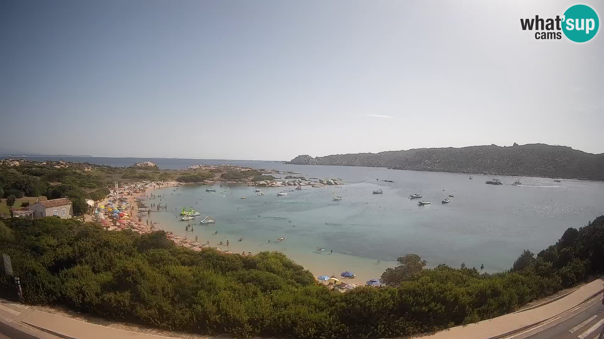 Webcam Rena di Levante – Live View from Capo Testa