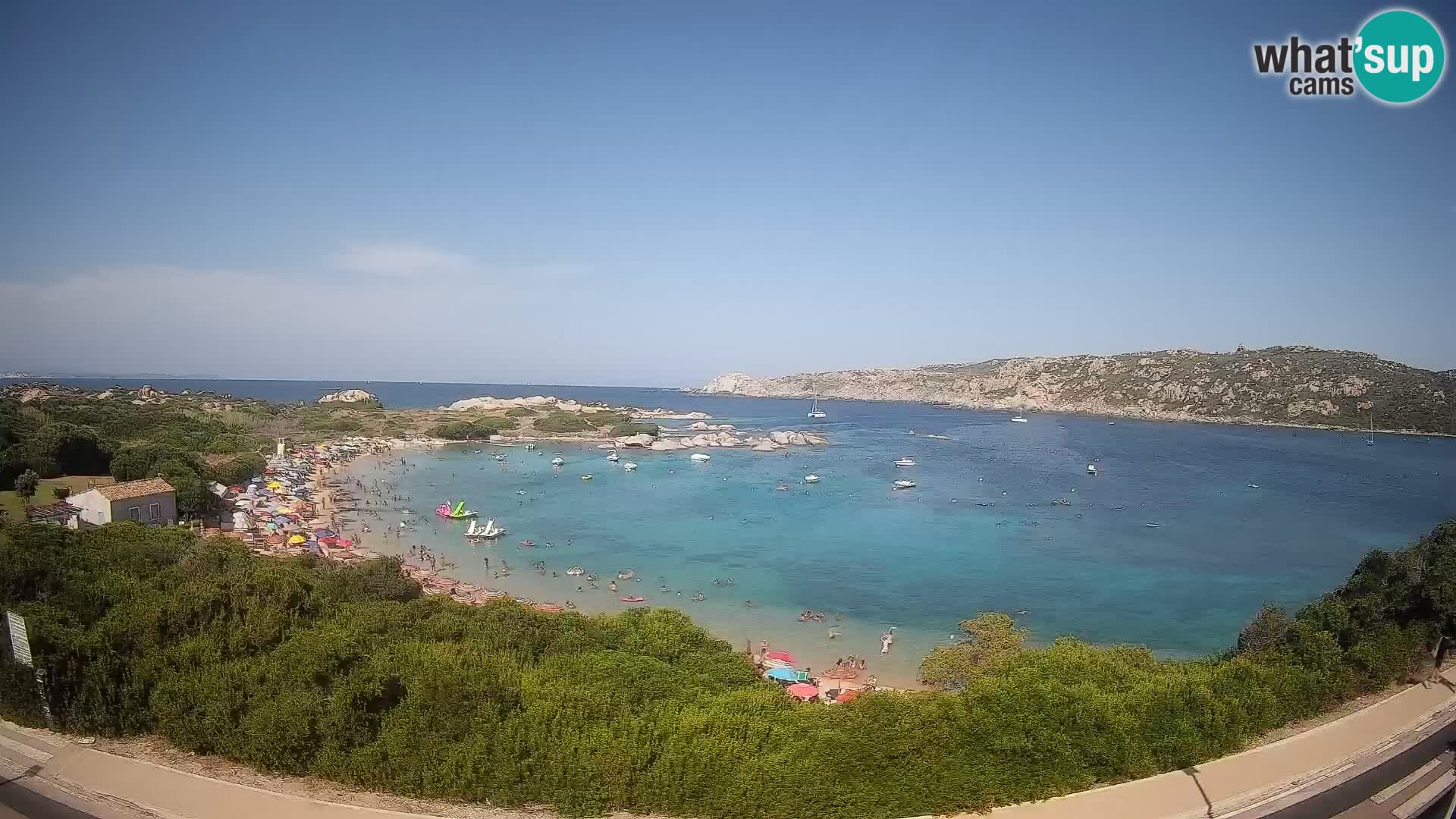 Webcam Rena di Levante – Live View from Capo Testa