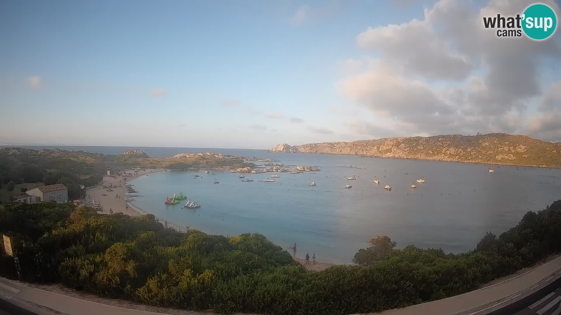 Webcam Rena di Levante – Live View from Capo Testa