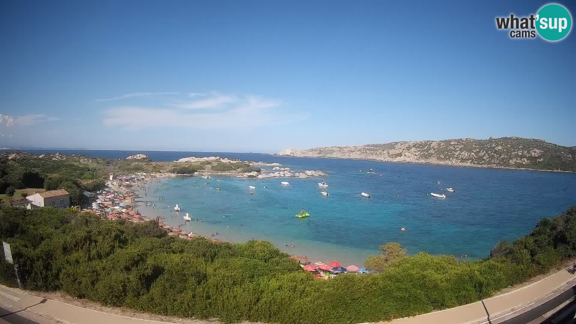 Web kamera Rena di Levante – Pogled uživo s Capo Testa
