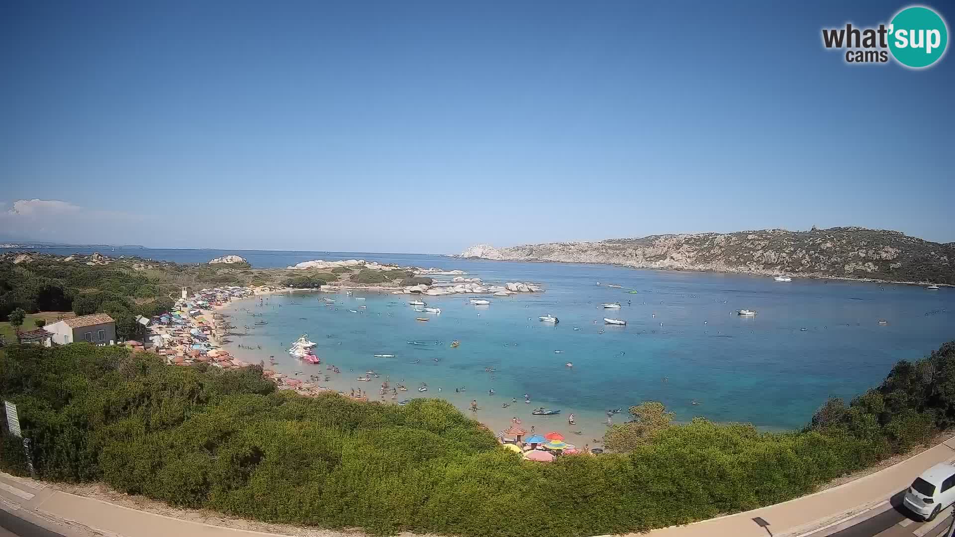 Webcam Rena di Levante – Live View from Capo Testa