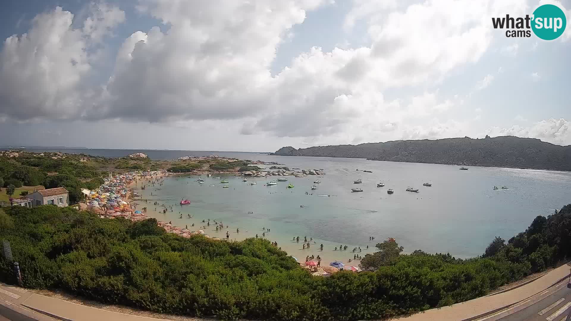 Webcam Rena di Levante – Live View from Capo Testa