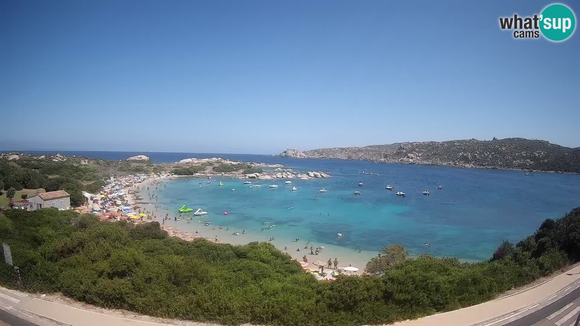 Webcam Rena di Levante – Live View from Capo Testa