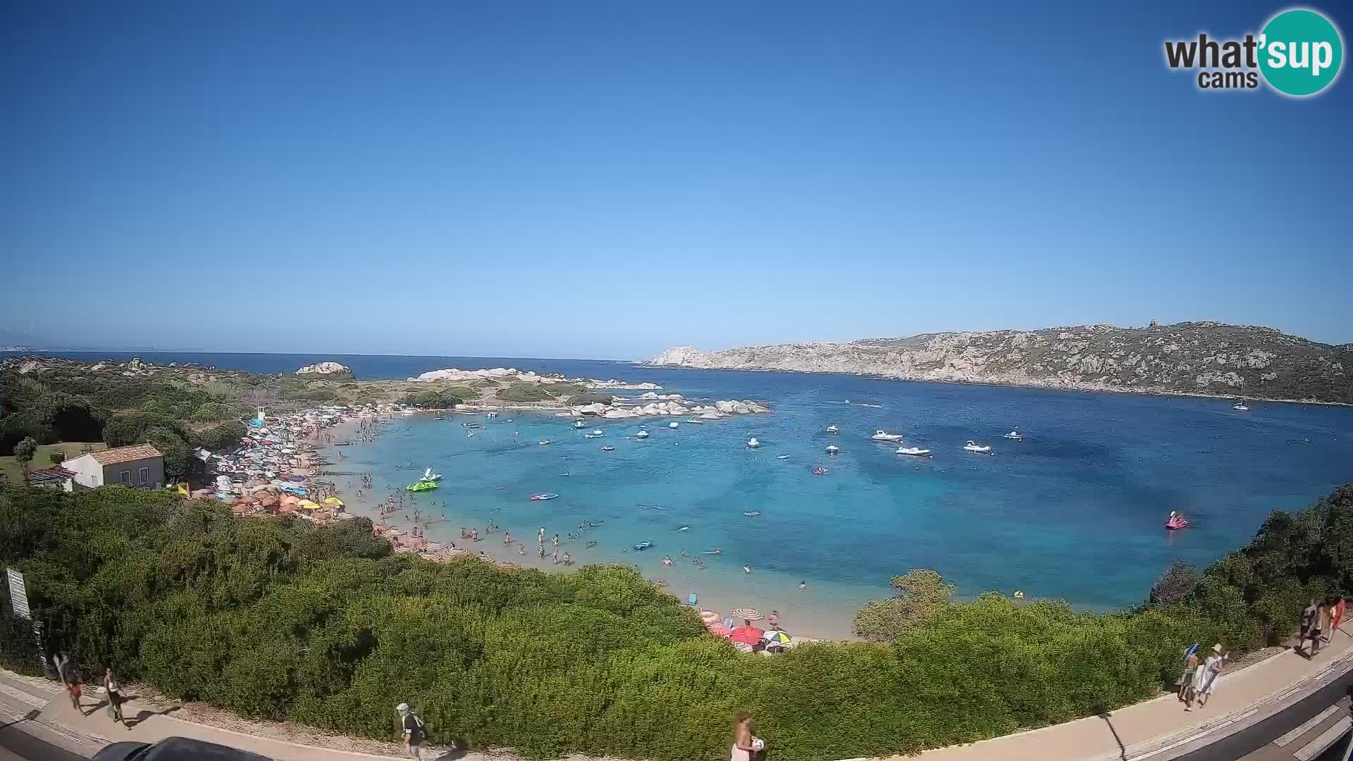 Webcam Rena di Levante – Live View from Capo Testa