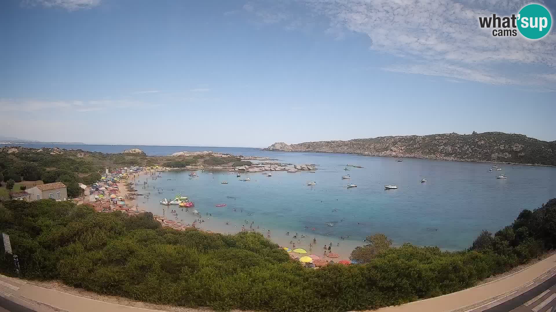 Webcam Rena di Levante – Live View from Capo Testa