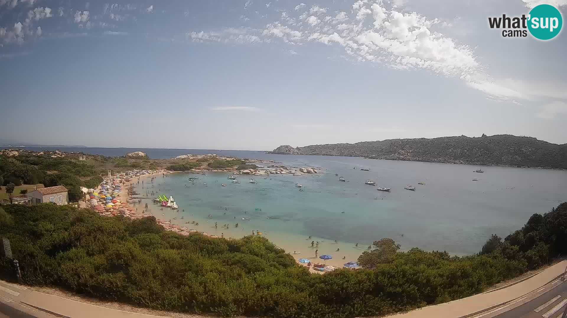Spletna kamera Rena di Levante – Pogled v živo na Capo Testa