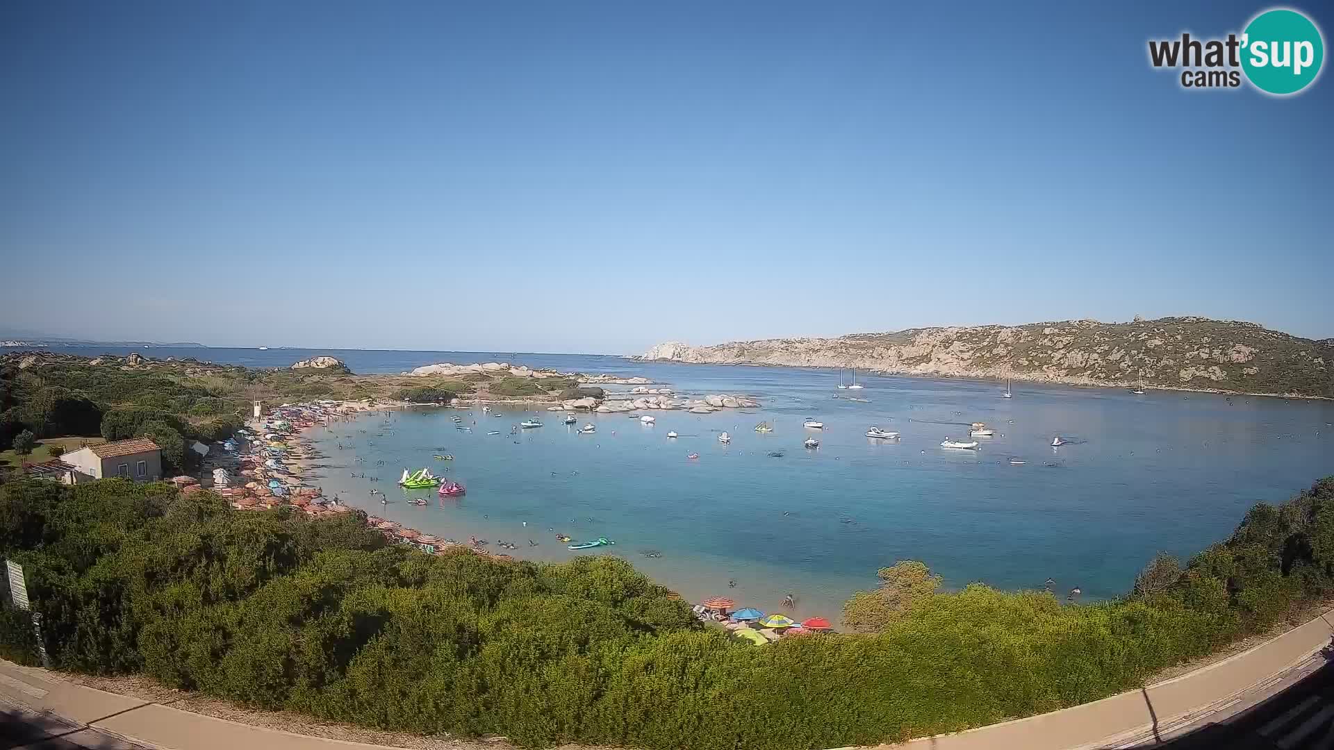 Spletna kamera Rena di Levante – Pogled v živo na Capo Testa