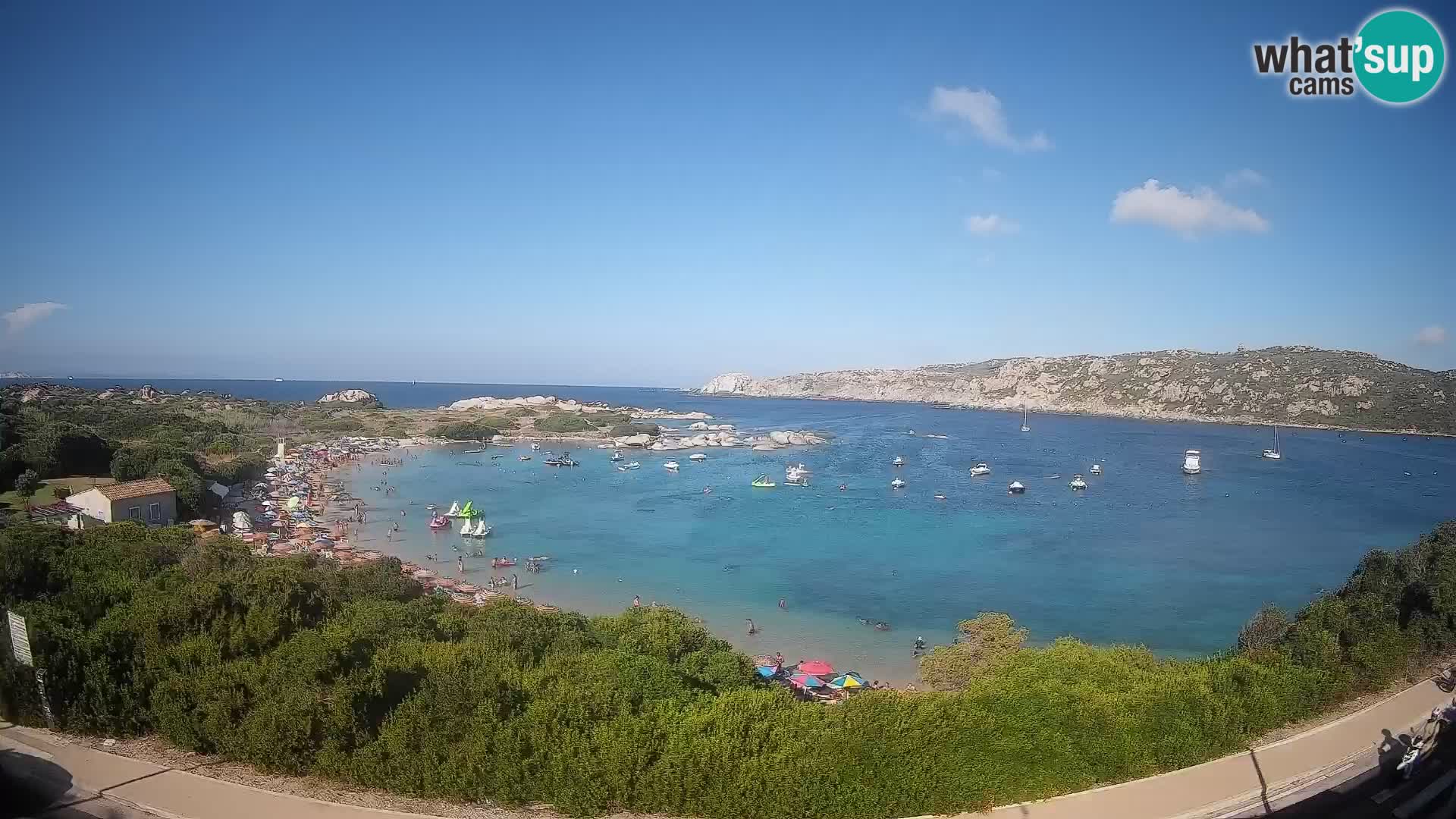 Webcam Rena di Levante – Live View from Capo Testa