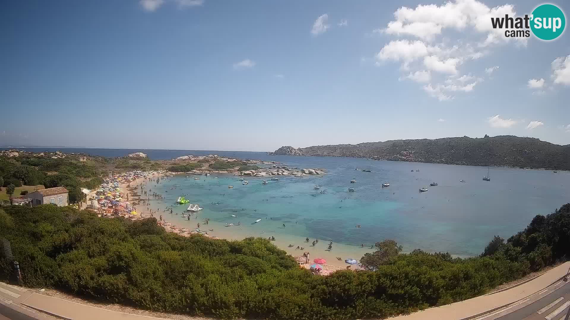 Webcam Rena di Levante – Live View from Capo Testa