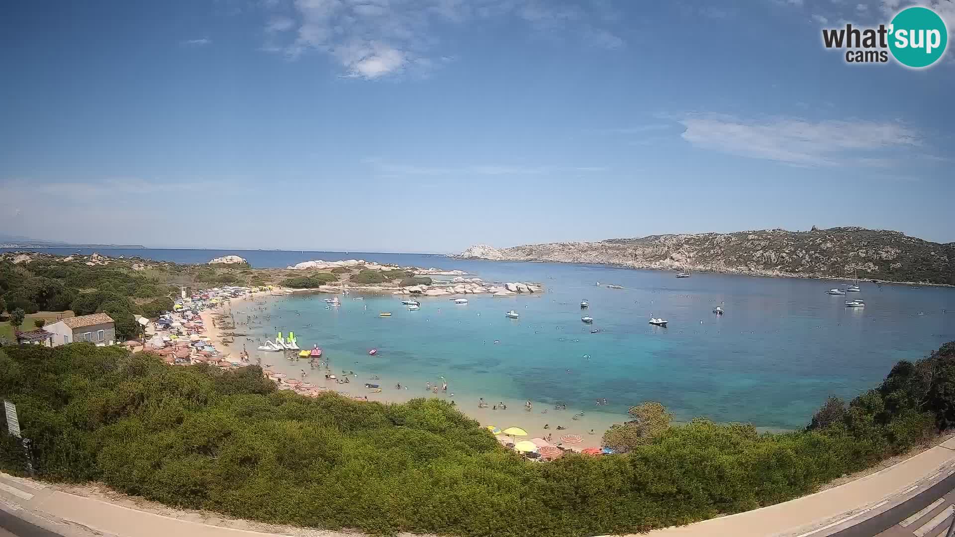 Webcam Rena di Levante – Live View from Capo Testa