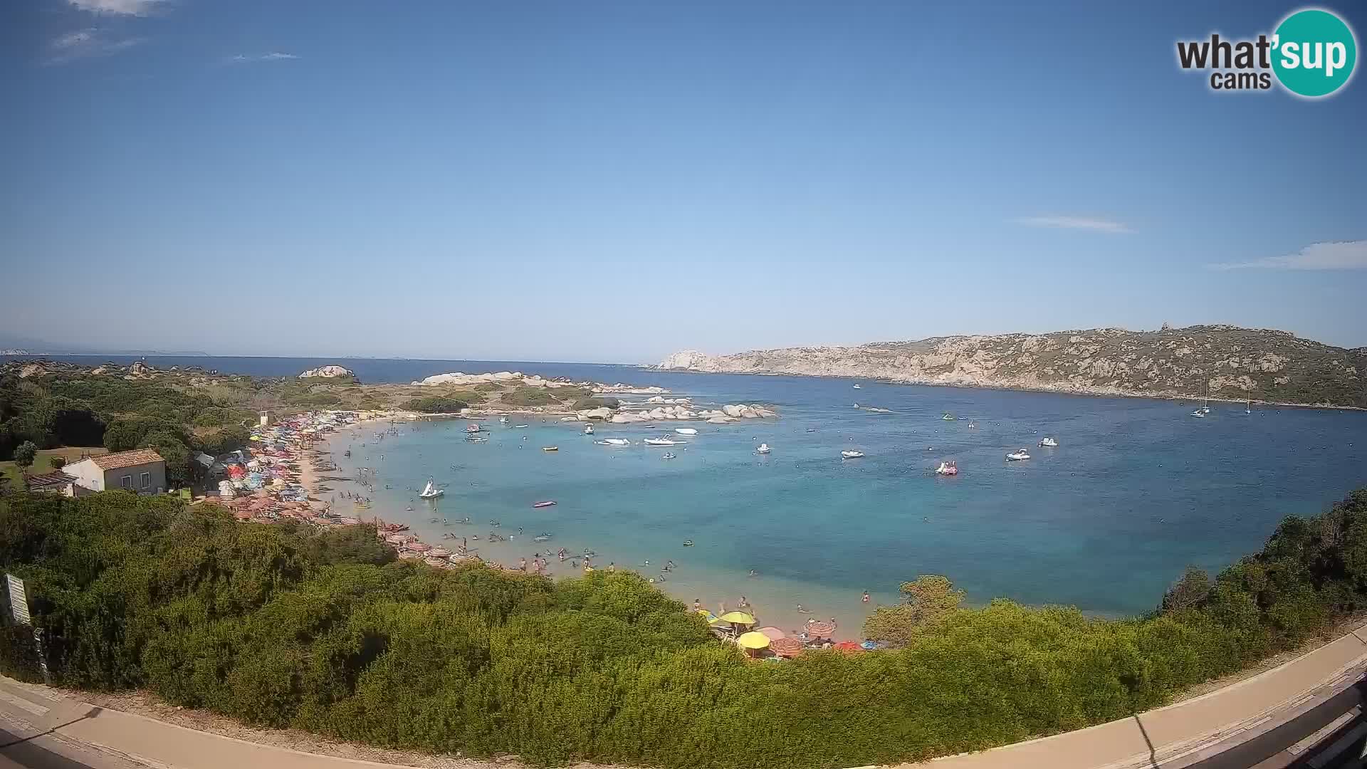 Webcam Rena di Levante – Live View from Capo Testa