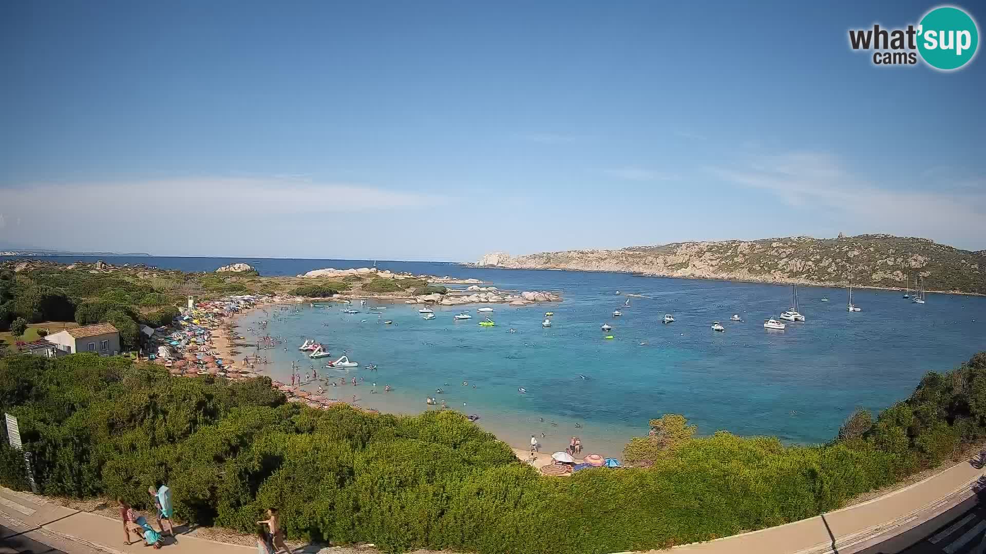 Spletna kamera Rena di Levante – Pogled v živo na Capo Testa