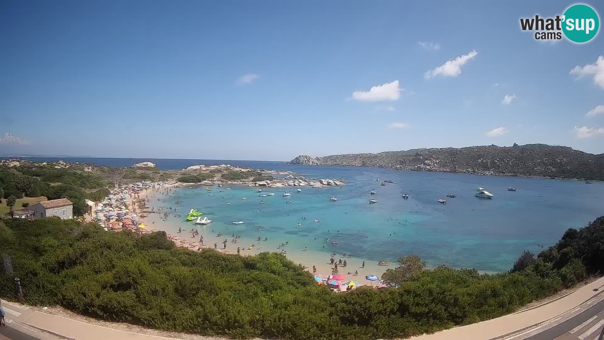 Webcam Rena di Levante – Live View from Capo Testa