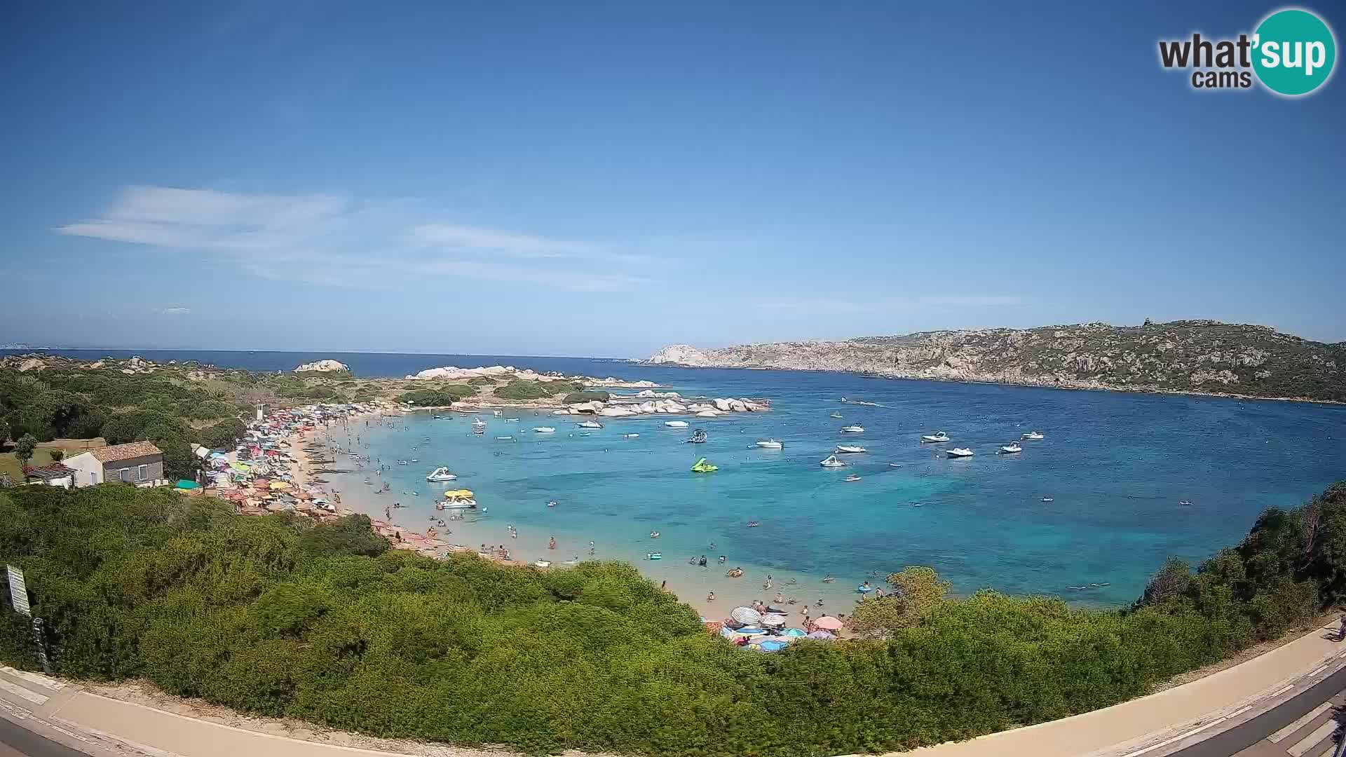 Webcam Rena di Levante – Live View from Capo Testa