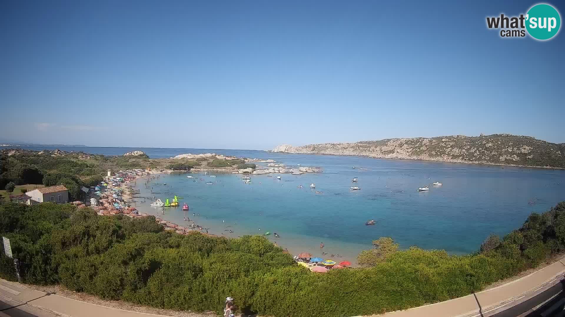 Webcam Rena di Levante – Live View from Capo Testa