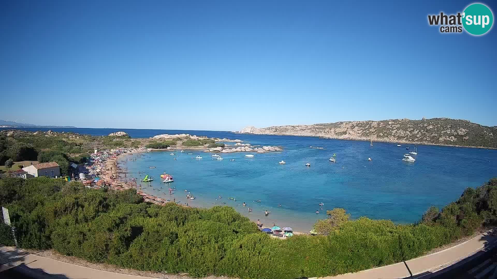 Spletna kamera Rena di Levante – Pogled v živo na Capo Testa