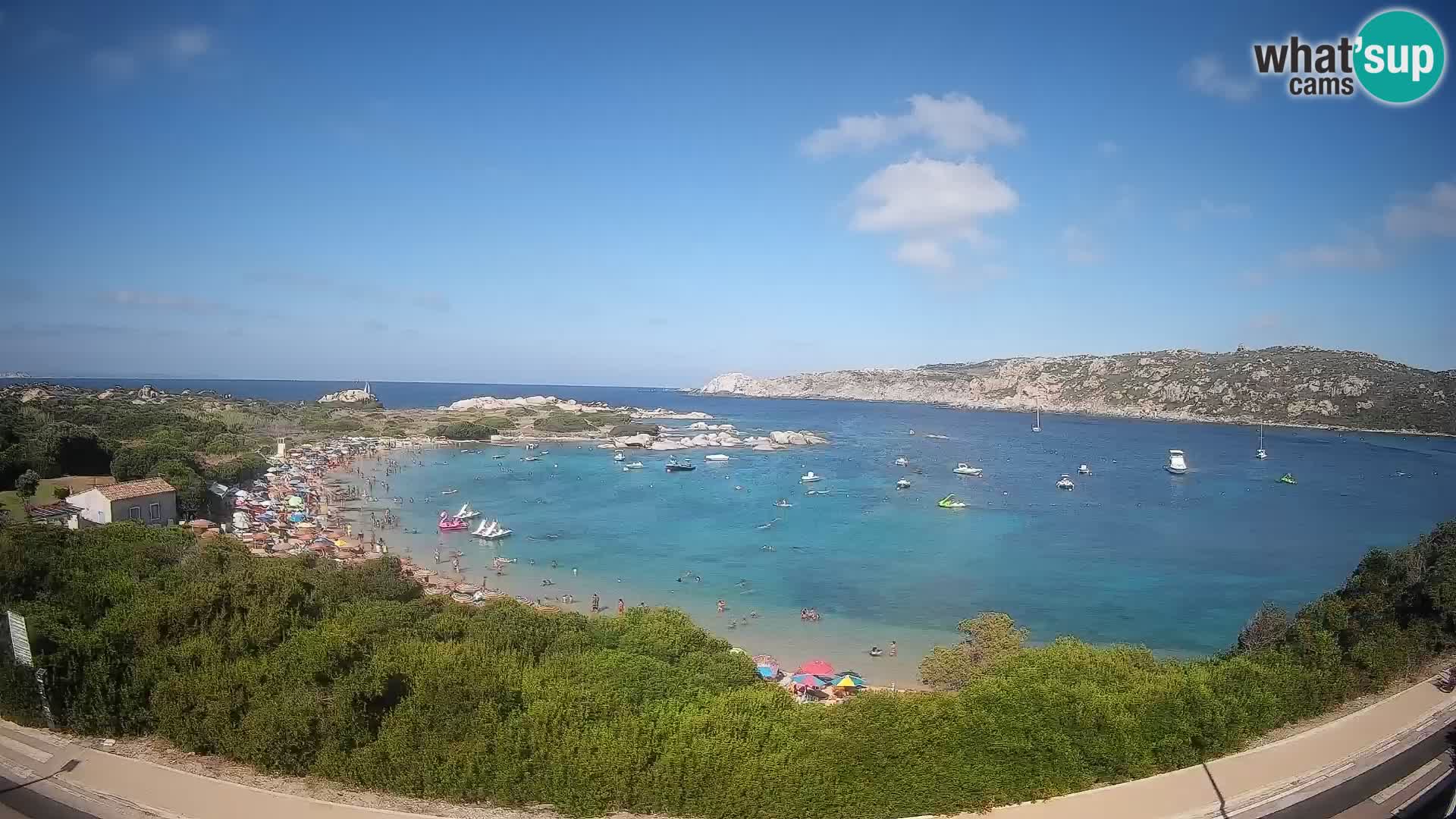 Webcam Rena di Levante – Live View from Capo Testa