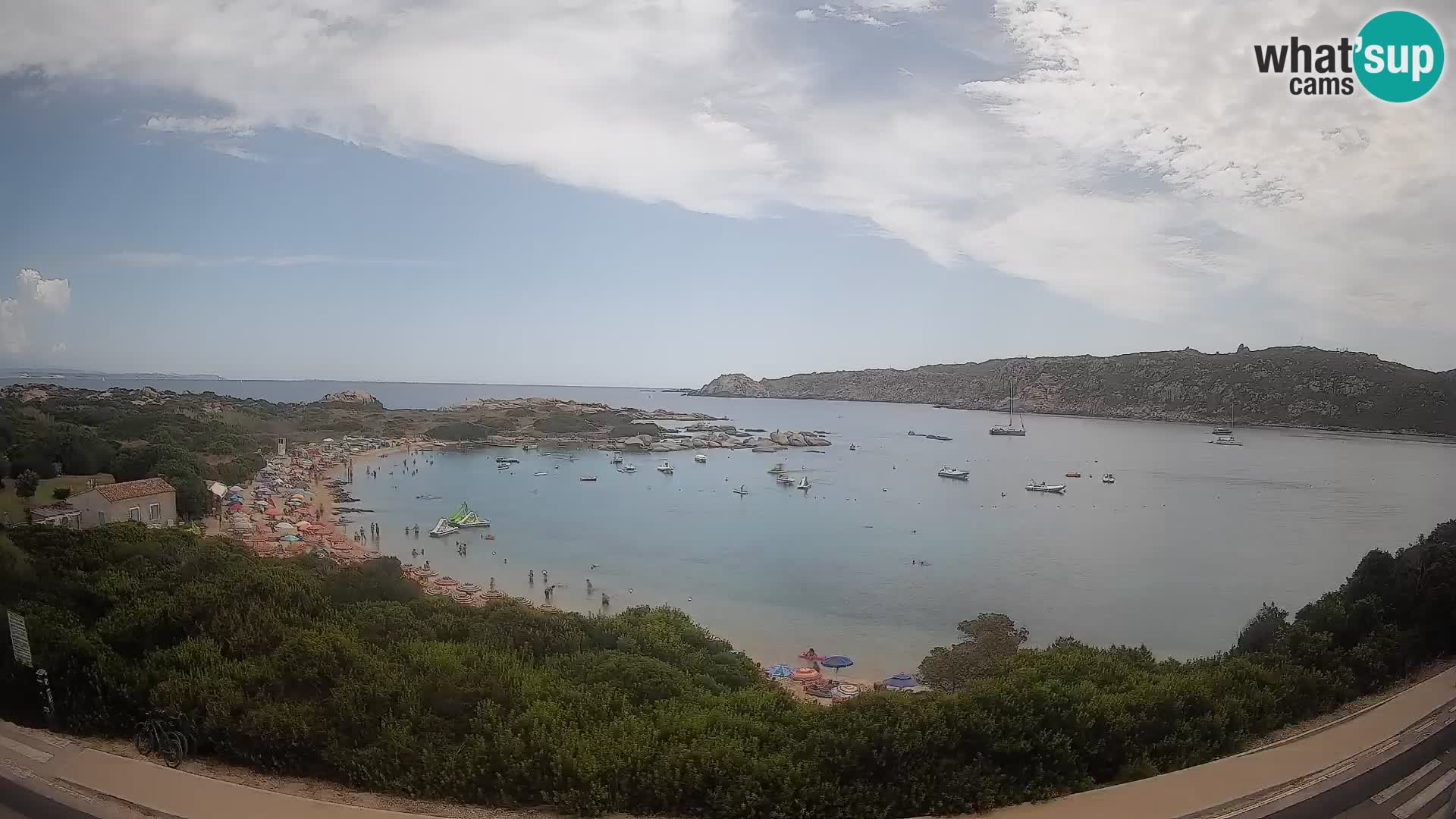 Webcam Rena di Levante – Live View from Capo Testa