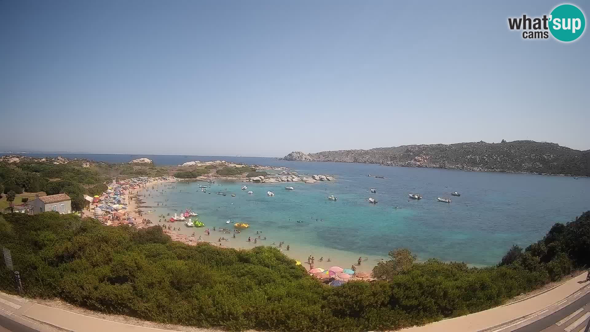 Webcam Rena di Levante – Live View from Capo Testa