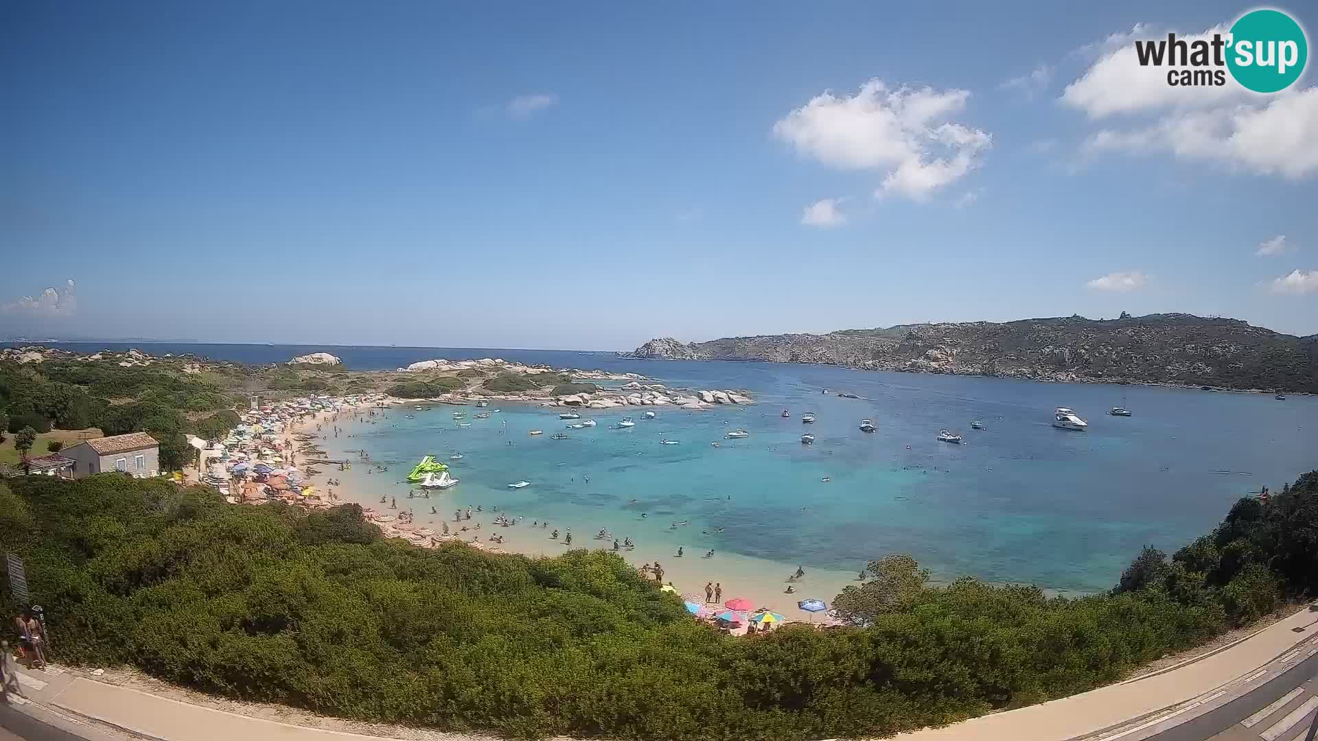 Webcam Rena di Levante – Live View from Capo Testa