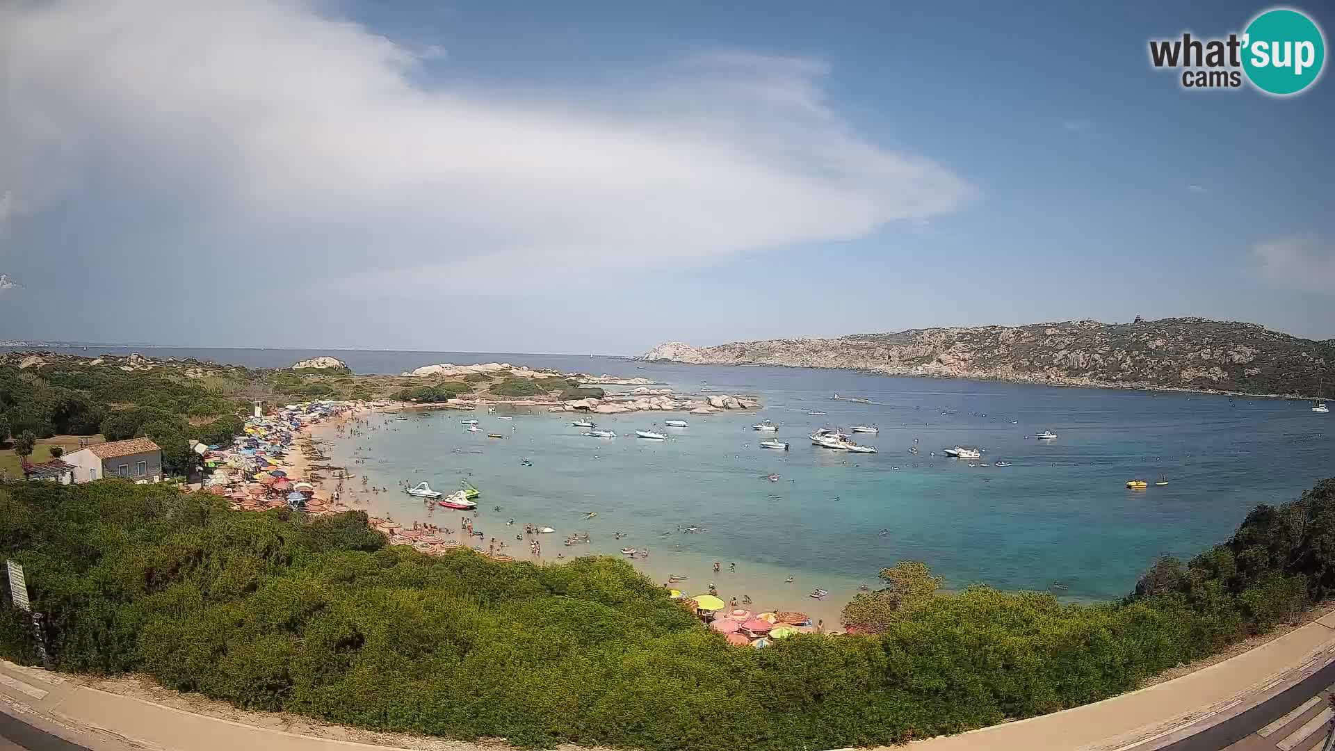 Webcam Rena di Levante – Live View from Capo Testa