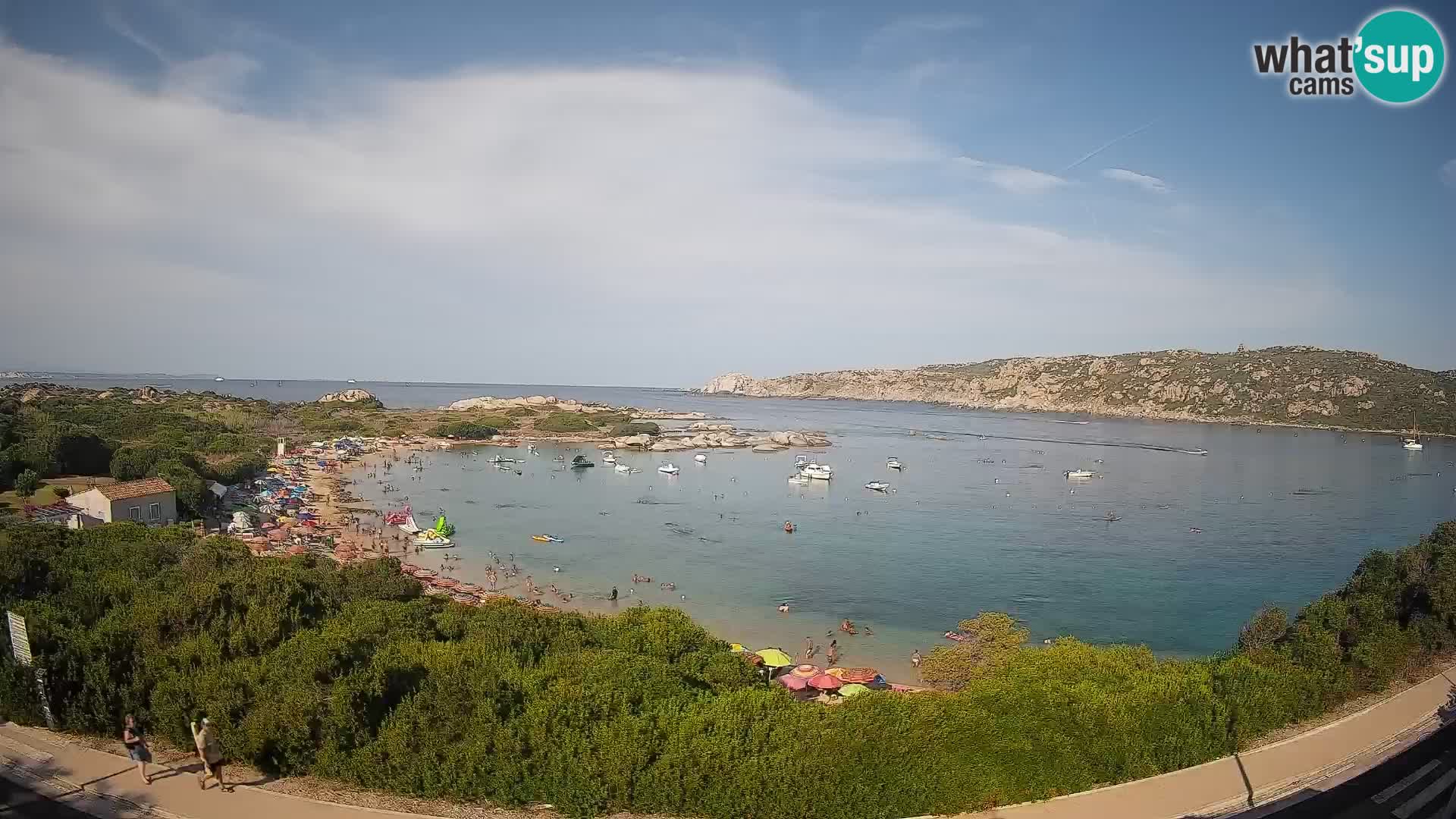 Webcam Rena di Levante – Live View from Capo Testa