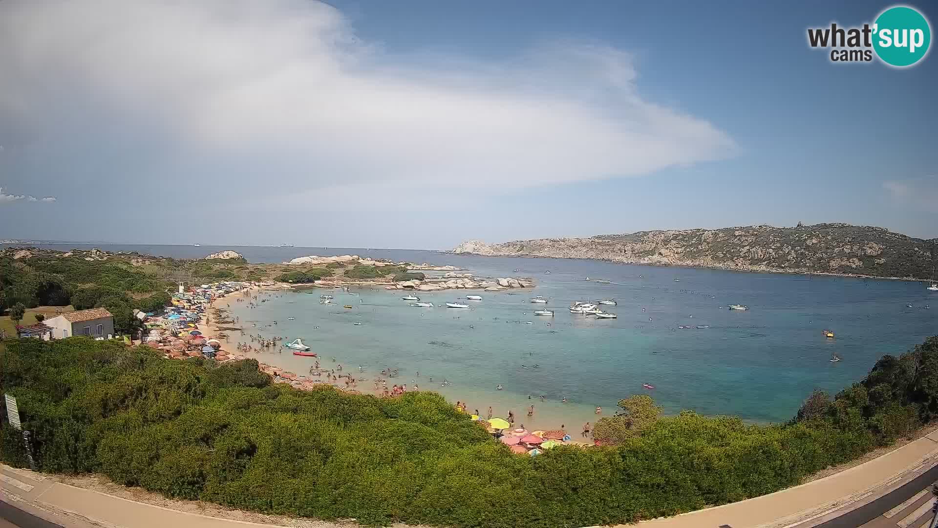 Webcam Rena di Levante – Live View from Capo Testa