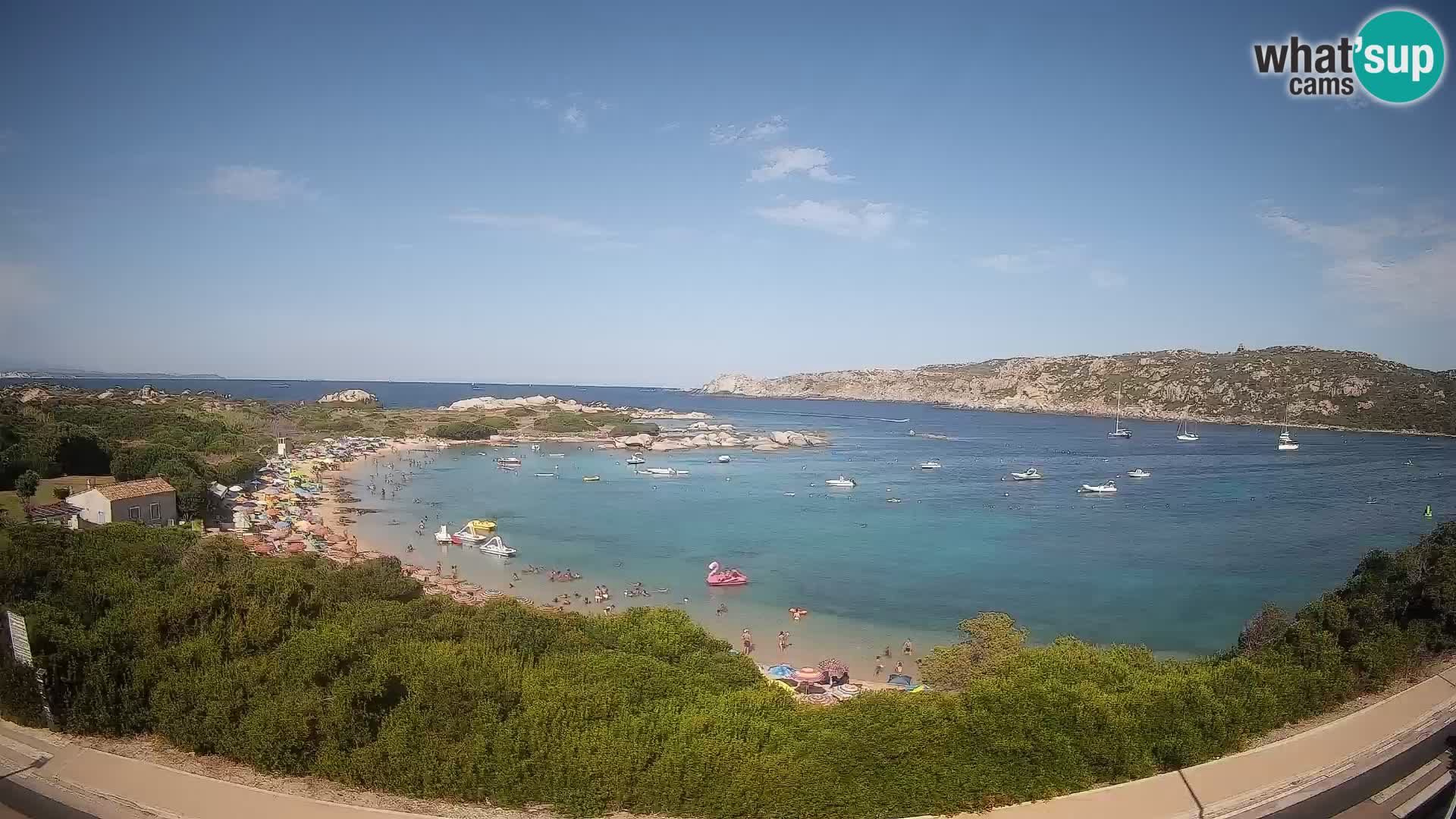Webcam Rena di Levante – Live View from Capo Testa