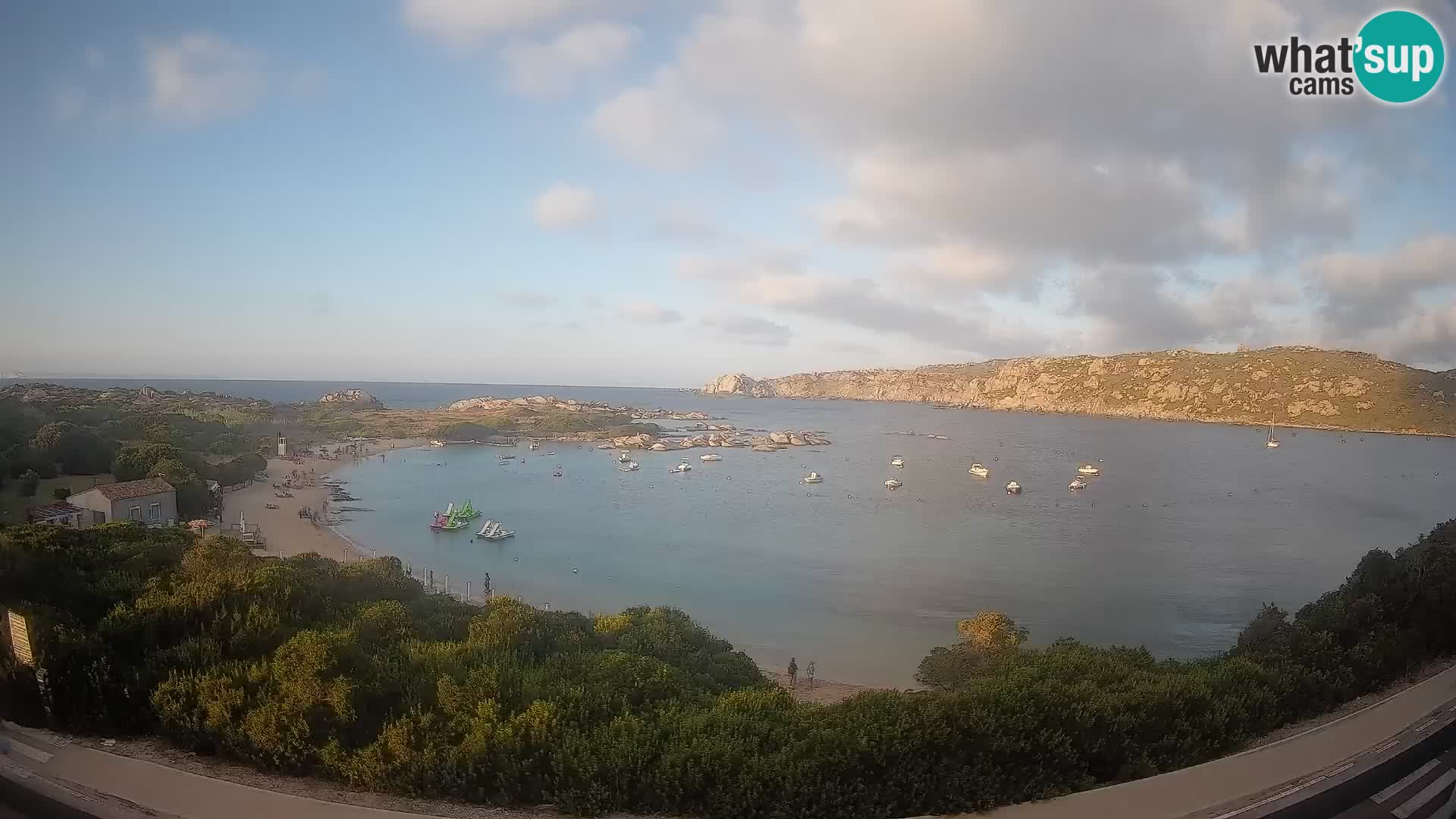 Webcam Rena di Levante – Live View from Capo Testa