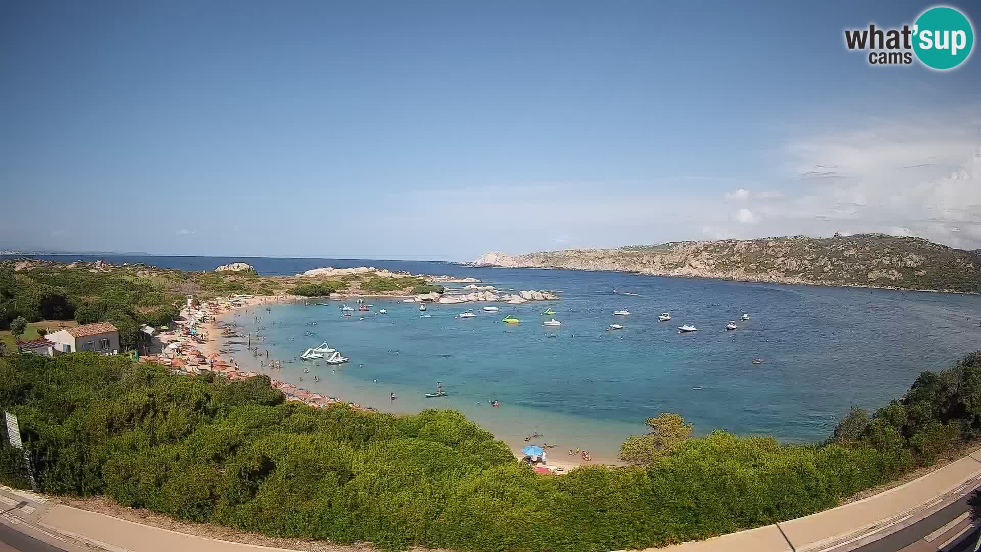 Webcam Rena di Levante – Live View from Capo Testa