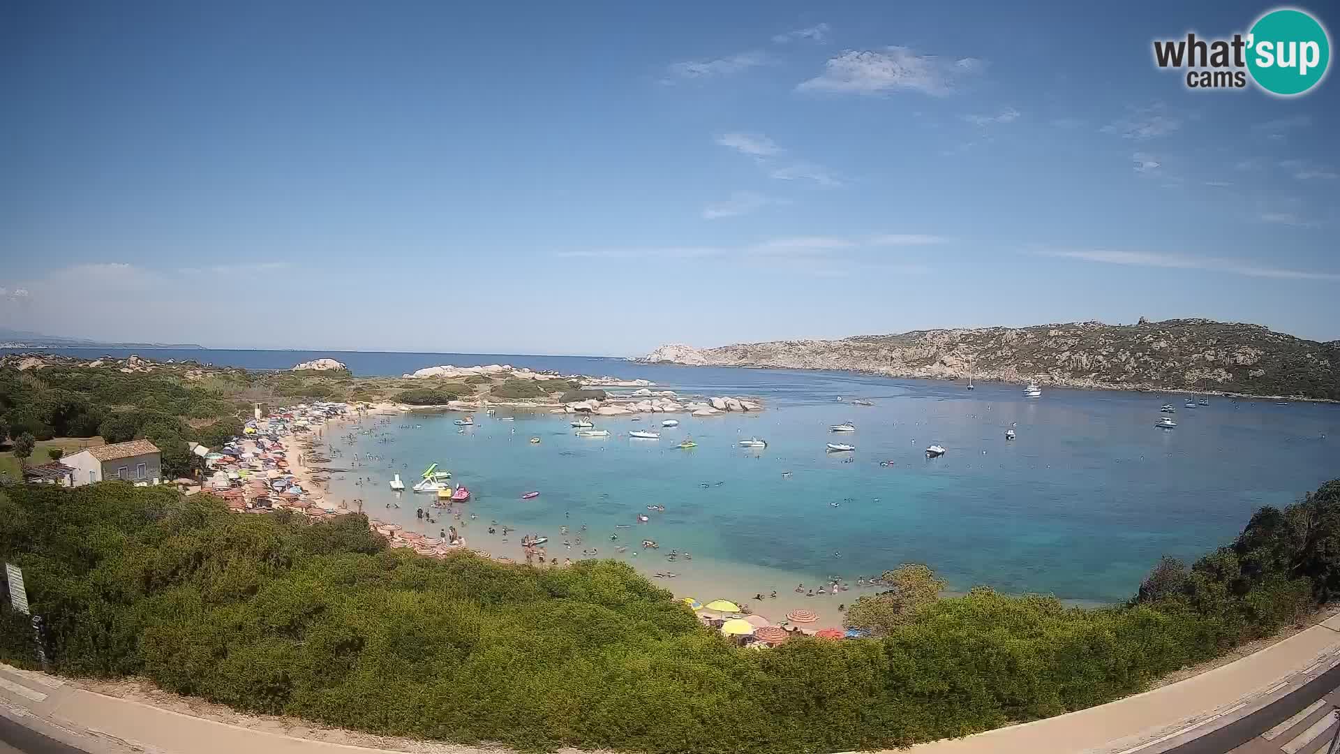 Spletna kamera Rena di Levante – Pogled v živo na Capo Testa