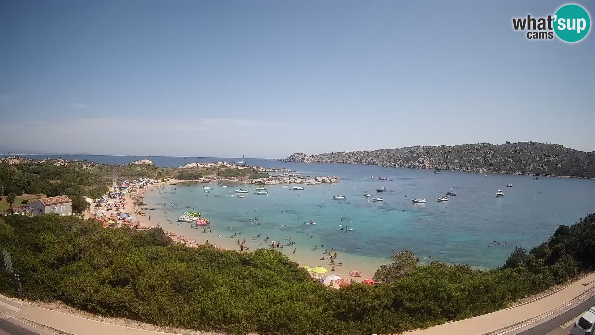 Webcam Rena di Levante – Live View from Capo Testa