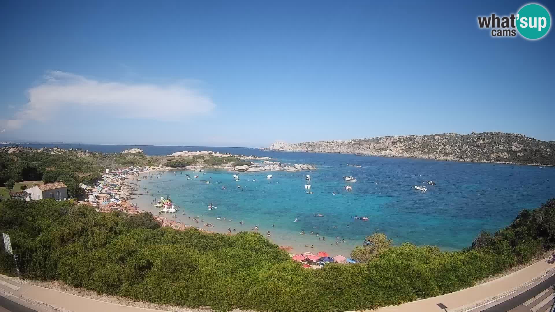 Webcam Rena di Levante – Live View from Capo Testa