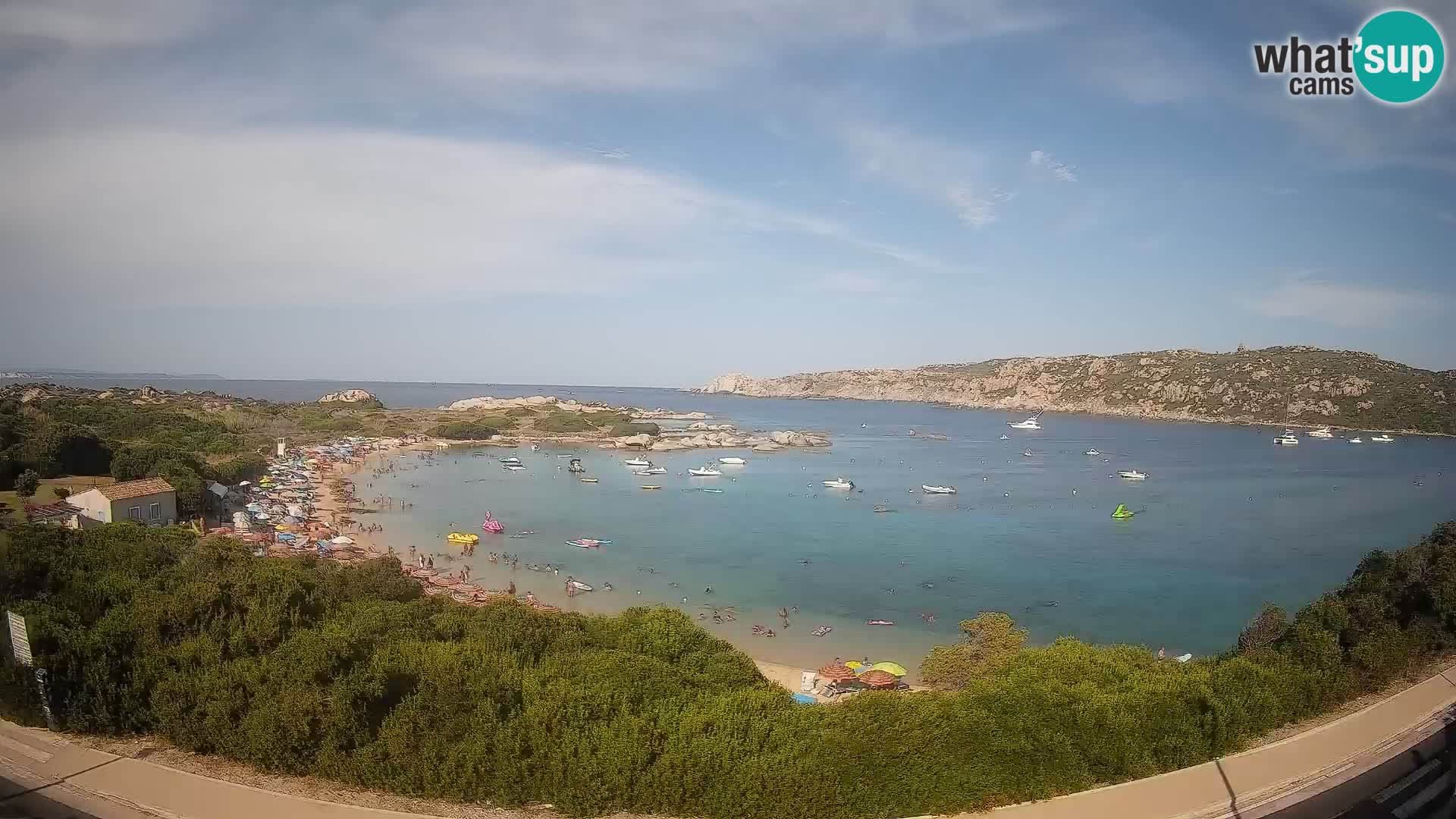 Webcam Rena di Levante – Live View from Capo Testa