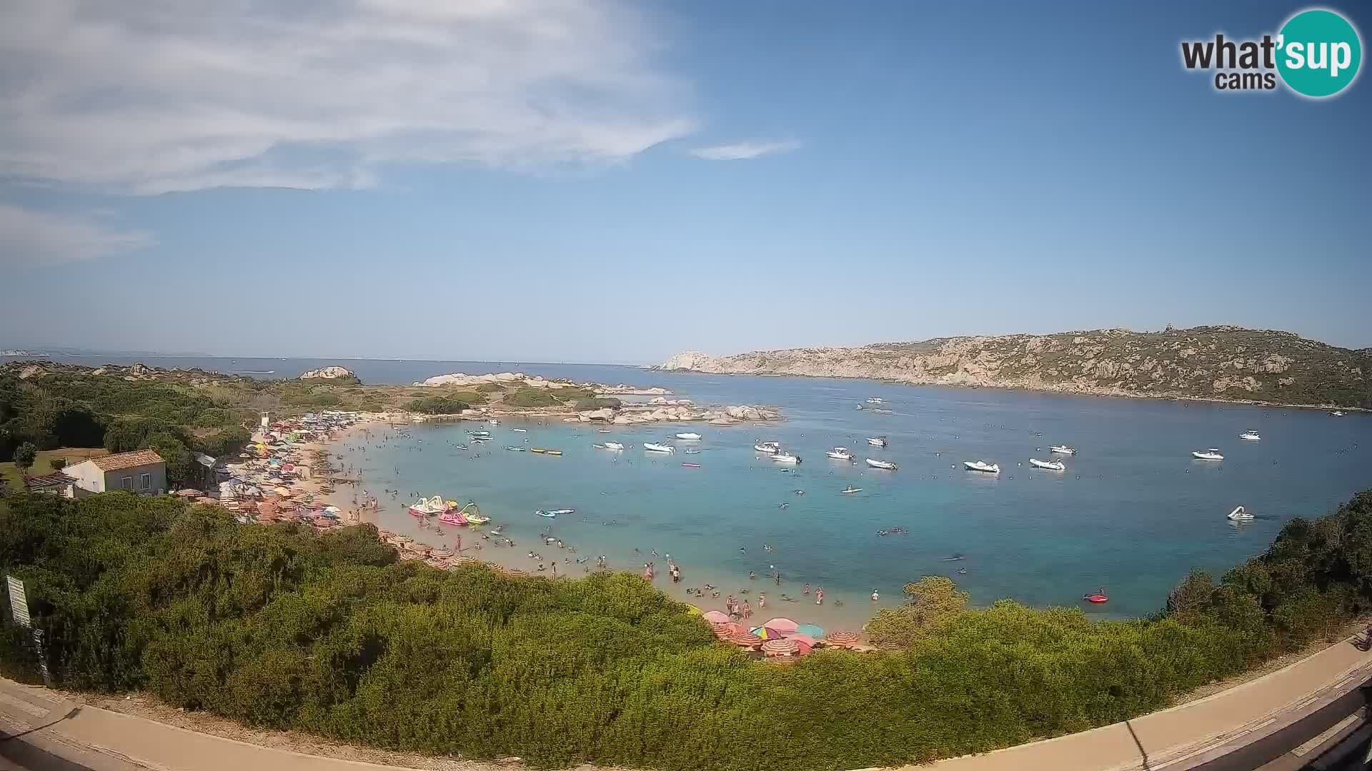 Webcam Rena di Levante – Live View from Capo Testa