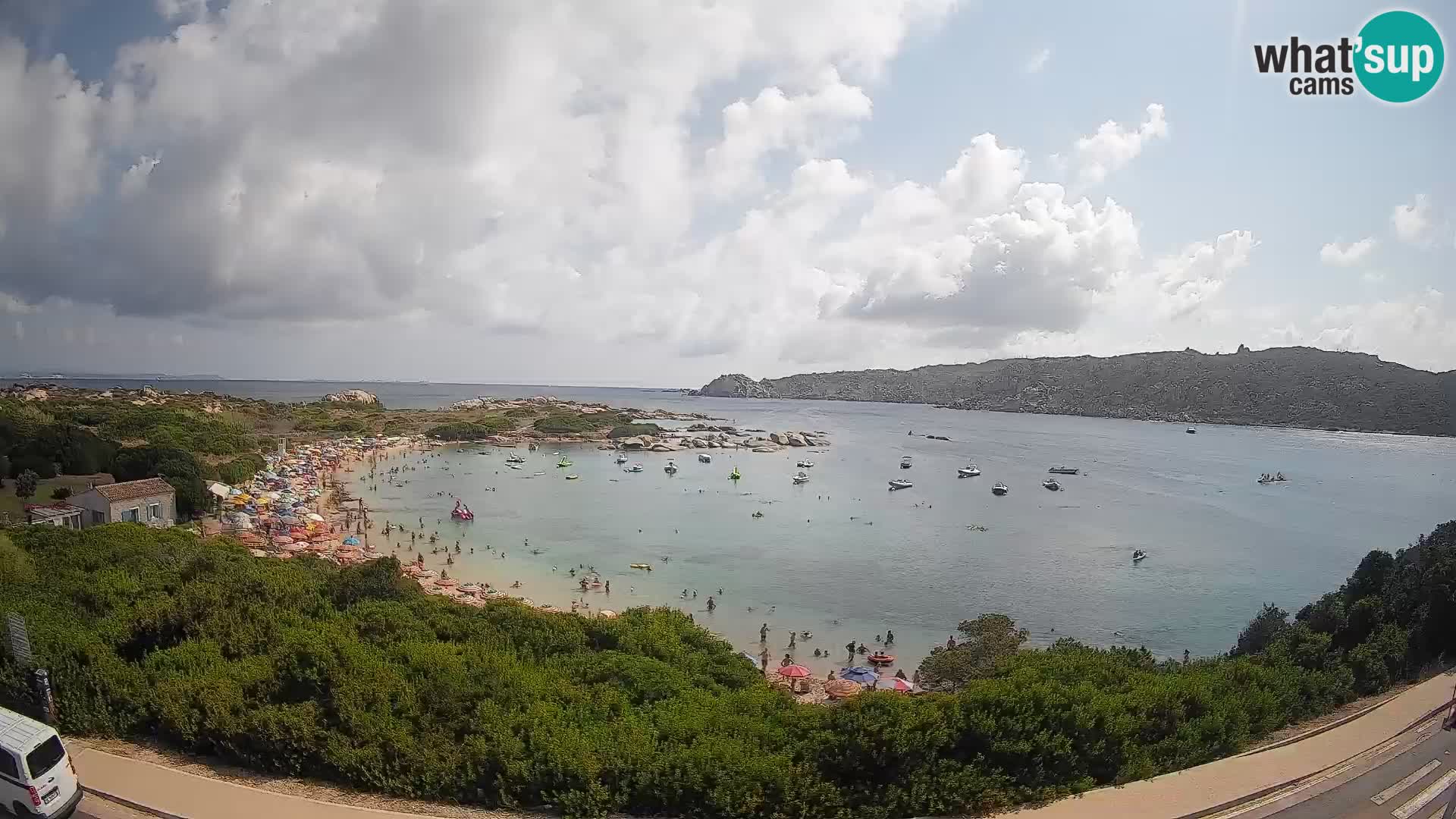 Webcam Rena di Levante – Live View from Capo Testa