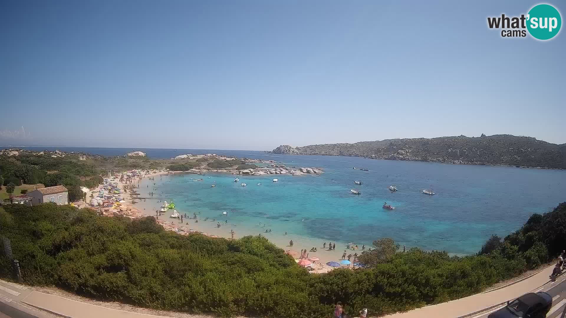 Webcam Rena di Levante – Live View from Capo Testa