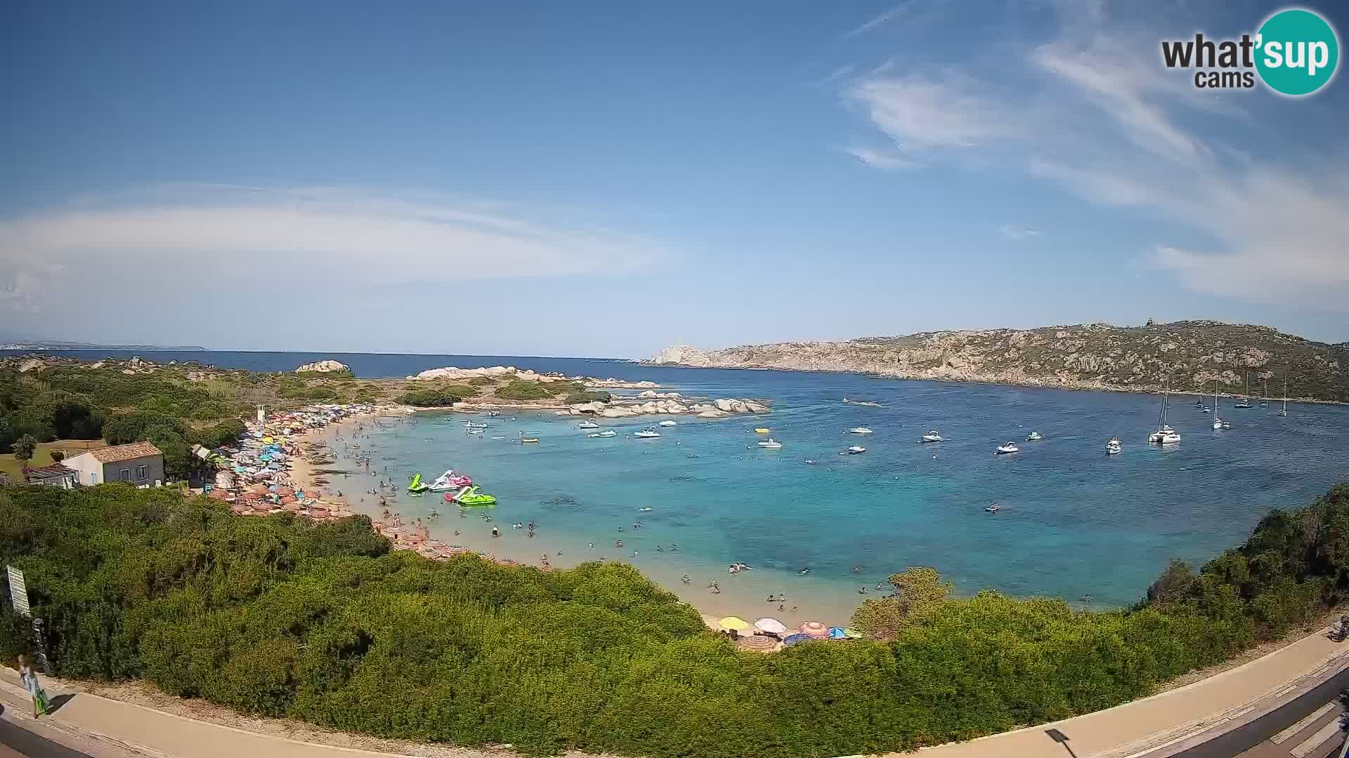 Webcam Rena di Levante – Live View from Capo Testa