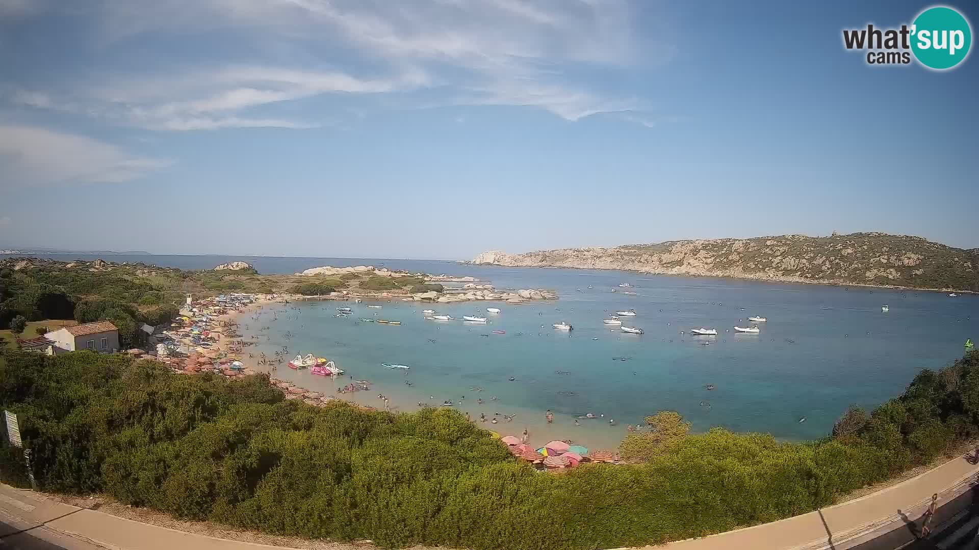 Webcam Rena di Levante – Live View from Capo Testa