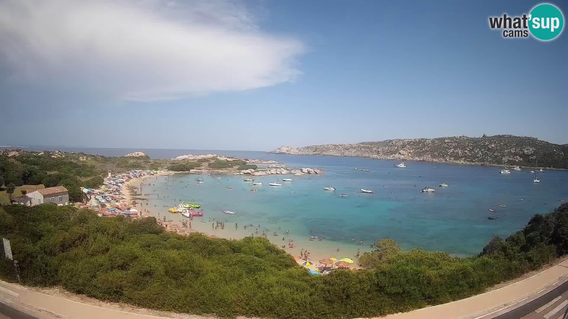 Webcam Rena di Levante – Live View from Capo Testa