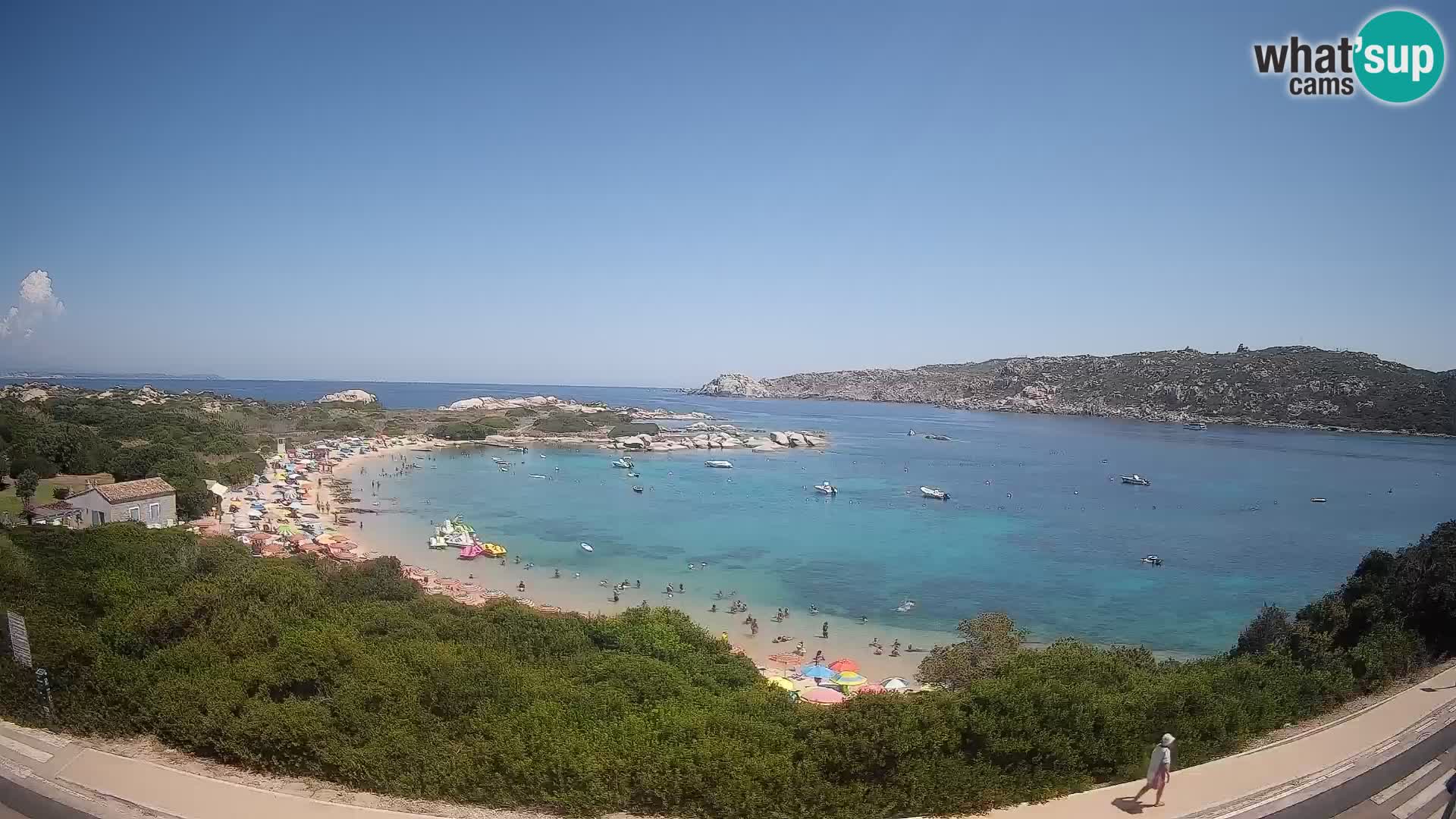 Webcam Rena di Levante – Live View from Capo Testa