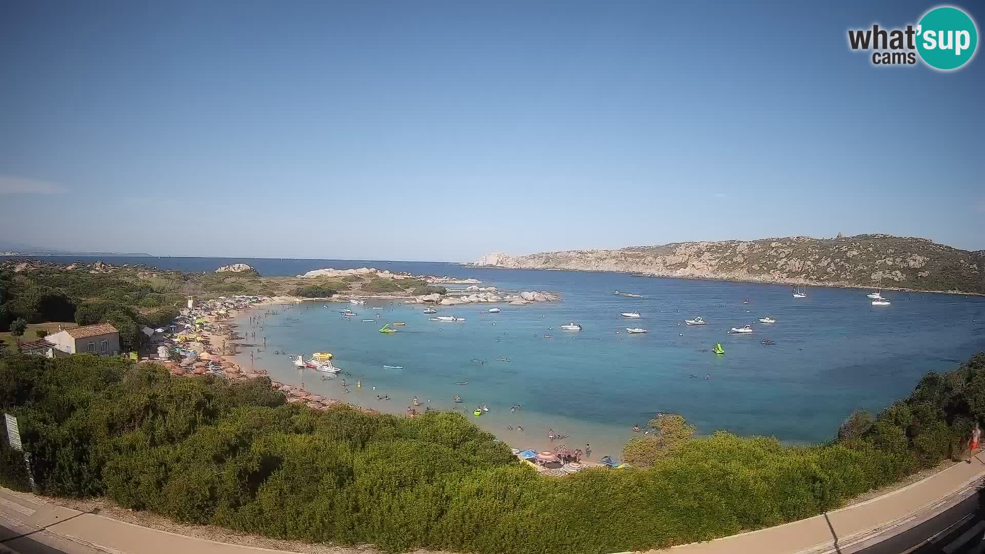 Webcam Rena di Levante – Live View from Capo Testa